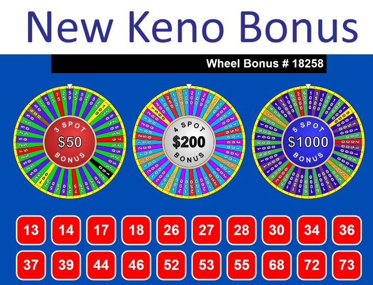 New Keno Bonus