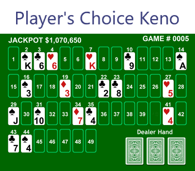 Player's Choice Keno