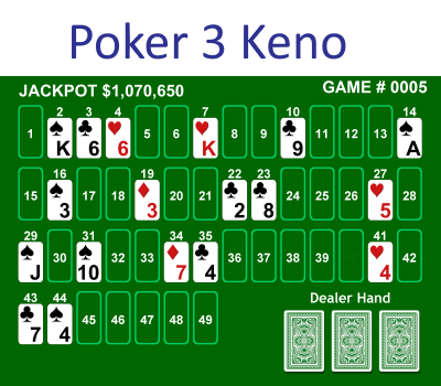 Poker 3 Keno